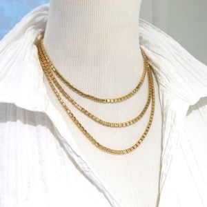Coro Vendome 54” Necklace, 2 or 3 Strands, 1970's